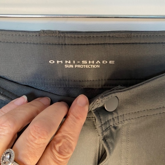 LADIES Columbia Omni-Shade Sun Protection Pants, 8, Gray - Picture 6 of 7